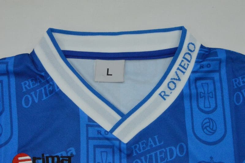 AAA(Thailand) Real Oviedo 1998/99 Home Retro Soccer Jersey