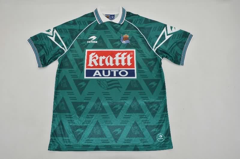 AAA(Thailand) Real Sociedad 1995/96 Away Retro Soccer Jersey AAA(Thailand) Real Sociedad 1995/96 Away Retro Soccer Jersey