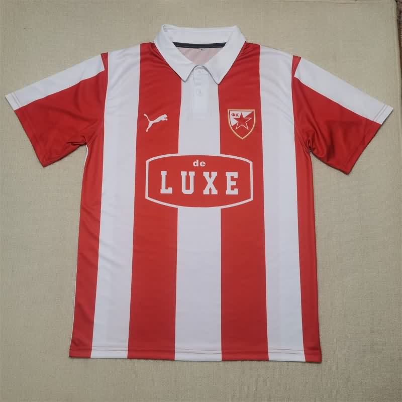 AAA(Thailand) Red Star Belgrade 1983/84 Home Retro Soccer Jersey AAA(Thailand) Red Star Belgrade 1983/84 Home Retro Soccer Jersey