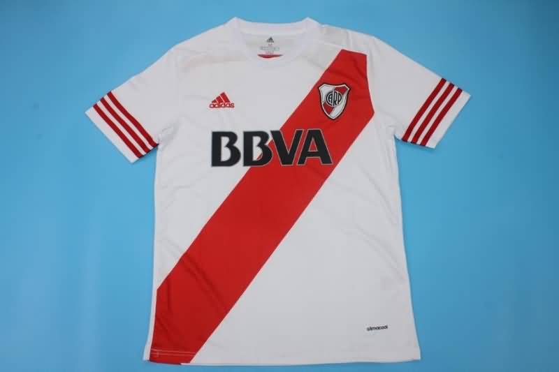 AAA(Thailand) River Plate 2015/16 Retro Home Soccer Jersey
