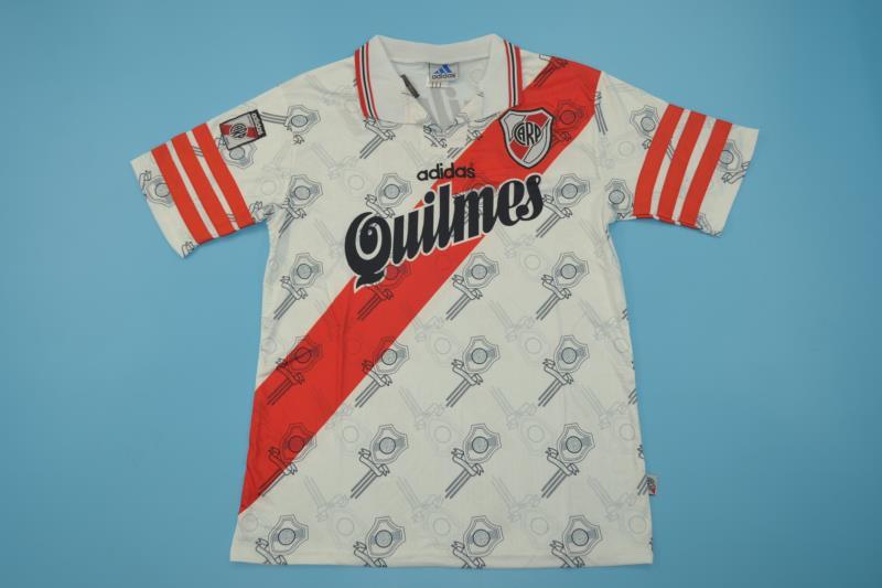 AAA(Thailand) River Plate 1996 Home Retro Soccer Jersey