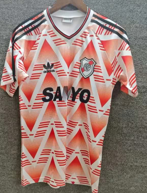 AAA(Thailand) River Plate 1992/93 Away Retro Soccer Jersey AAA(Thailand) River Plate 1992/93 Away Retro Soccer Jersey