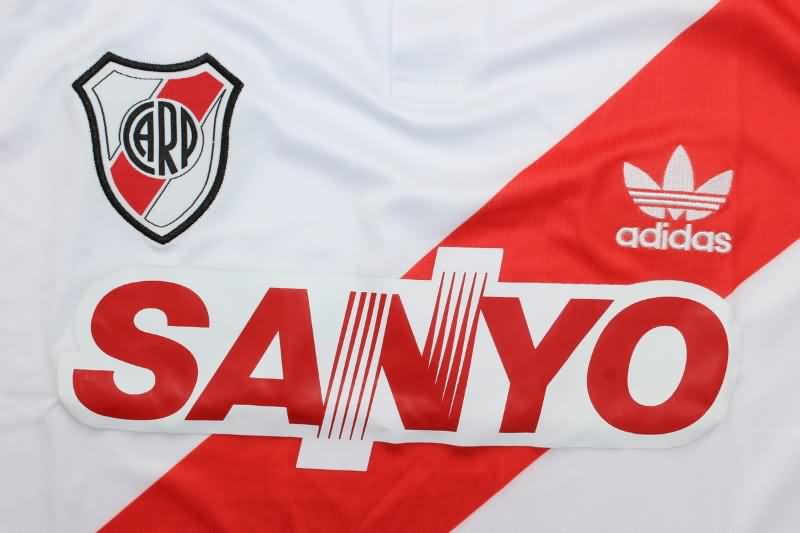 AAA(Thailand) River Plate 1992/94 Home Retro Soccer Jersey