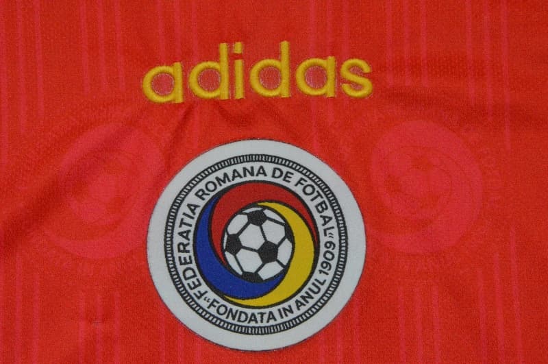 AAA(Thailand) Romania 1996 Home Retro Soccer Jersey