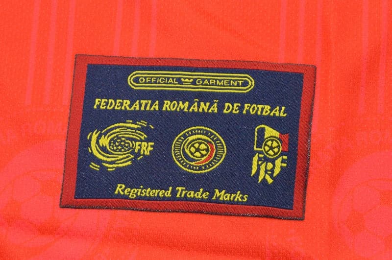 AAA(Thailand) Romania 1996 Home Retro Soccer Jersey