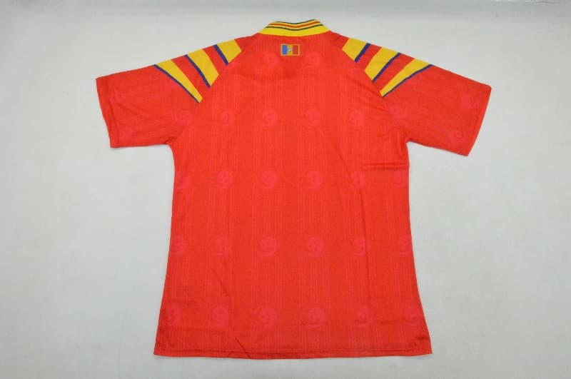 AAA(Thailand) Romania 1996 Home Retro Soccer Jersey