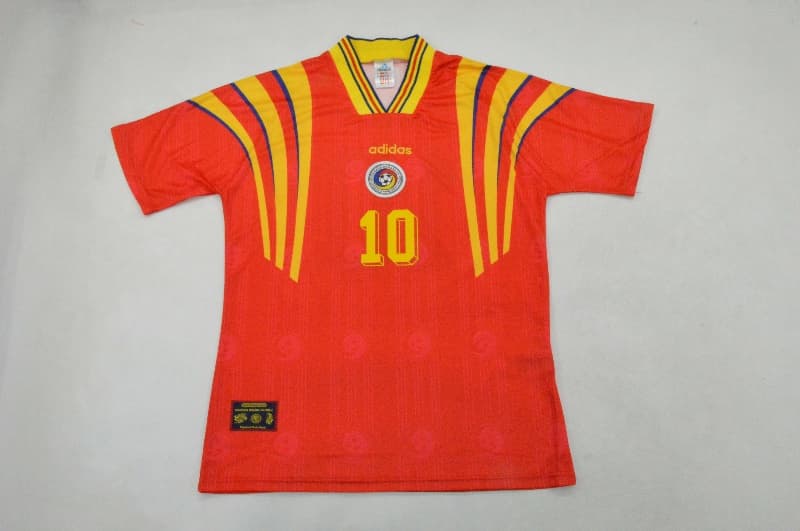 AAA(Thailand) Romania 1996 Home Retro Soccer Jersey