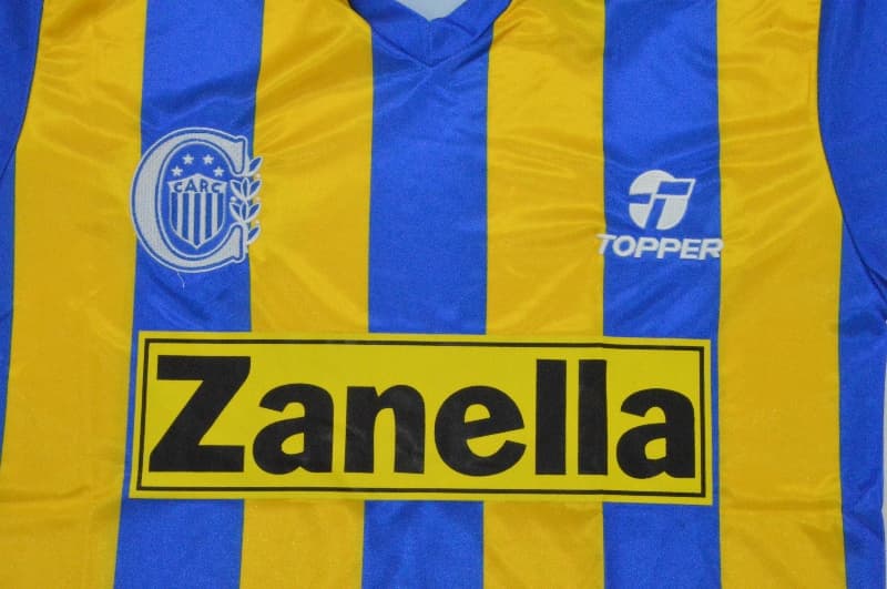 AAA(Thailand) Rosario Central 1987/88 Home Retro Soccer Jersey