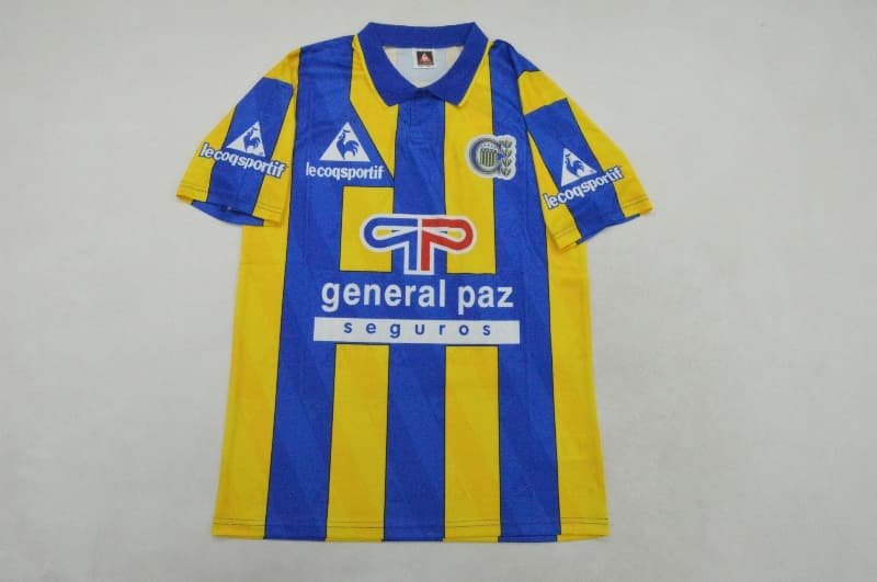 AAA(Thailand) Rosario Central 1995/97 Home Retro Soccer Jersey AAA(Thailand) Rosario Central 1995/97 Home Retro Soccer Jersey