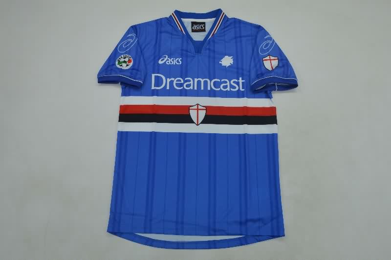 AAA(Thailand) Sampdoria 2000/01 Home Retro Soccer Jersey AAA(Thailand) Sampdoria 2000/01 Home Retro Soccer Jersey