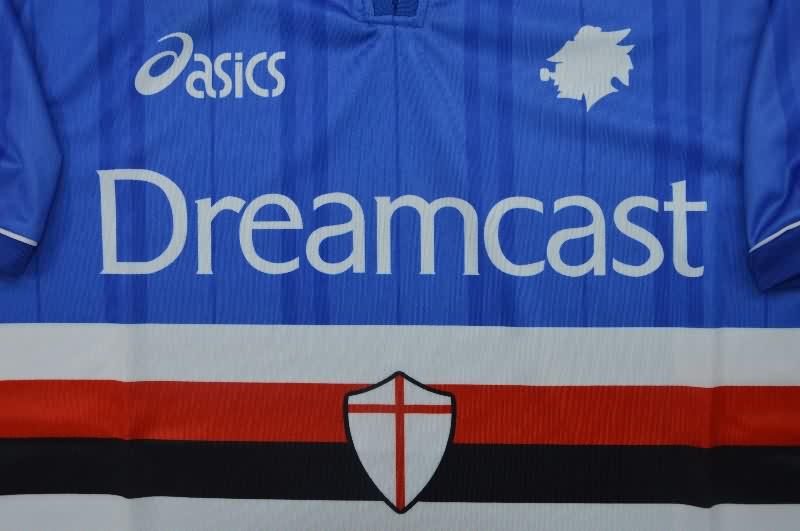 AAA(Thailand) Sampdoria 2000/01 Home Retro Soccer Jersey