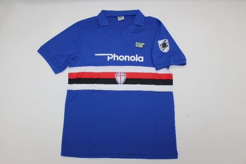 AAA(Thailand) Sampdoria 1983/88 Home Retro Soccer Jersey AAA(Thailand) Sampdoria 1983/88 Home Retro Soccer Jersey