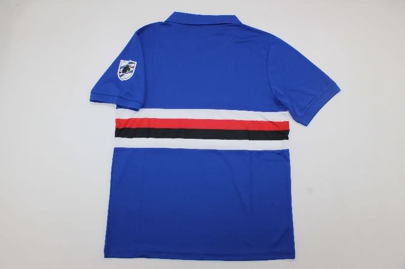 AAA(Thailand) Sampdoria 1983/88 Home Retro Soccer Jersey