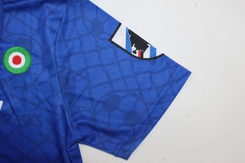 AAA(Thailand) Sampdoria 1994/95 Home Retro Soccer Jersey