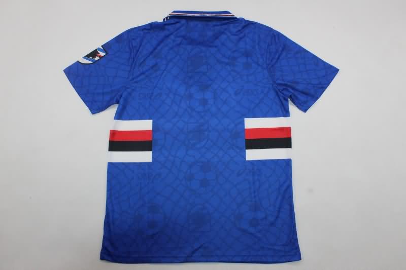 AAA(Thailand) Sampdoria 1994/95 Home Retro Soccer Jersey