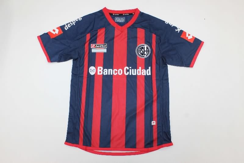 AAA(Thailand) San Lorenzo 2013/14 Home Retro Soccer Jersey AAA(Thailand) San Lorenzo 2013/14 Home Retro Soccer Jersey