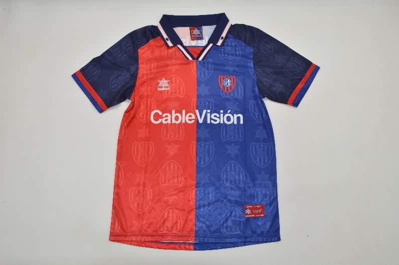 AAA(Thailand) San Lorenzo 1999/00 Home Retro Soccer Jersey AAA(Thailand) San Lorenzo 1999/00 Home Retro Soccer Jersey