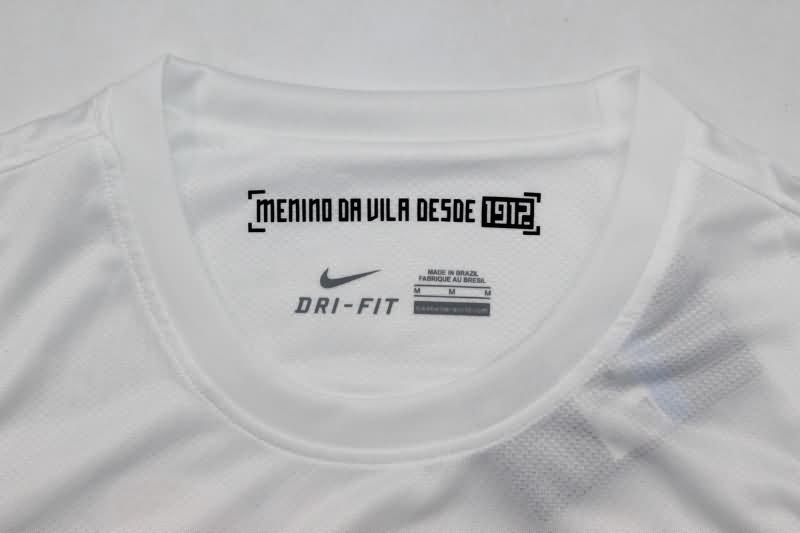 AAA(Thailand) Santos 2011/12 Home Long Sleeve Retro Soccer Jersey