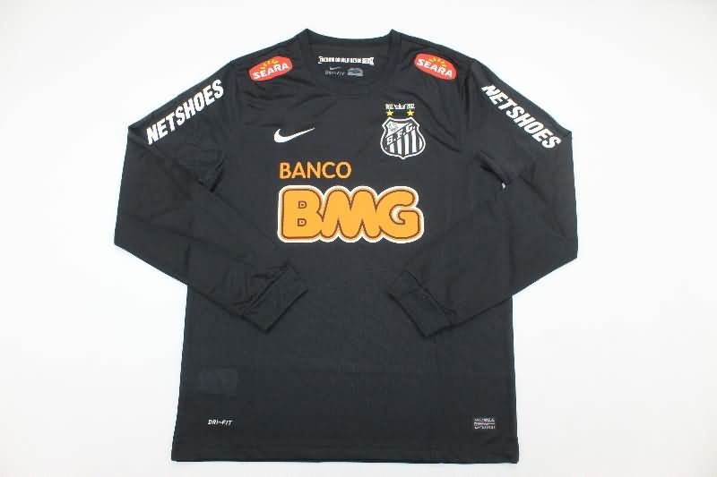 AAA(Thailand) Santos 2012/13 Black Retro Long Sleeve Soccer Jersey AAA(Thailand) Santos 2012/13 Black Retro Long Sleeve Soccer Jersey