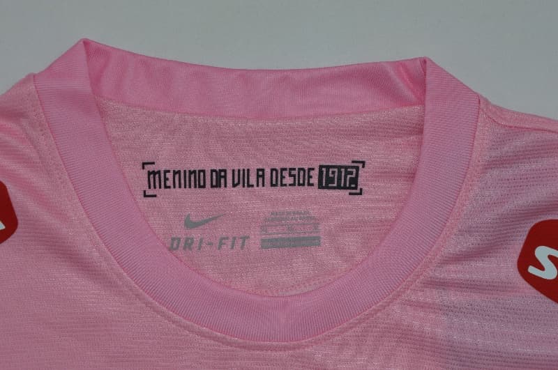 AAA(Thailand) Santos 2012/13 Pink Retro Soccer Jersey