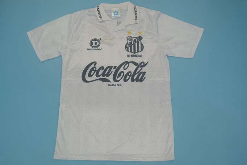 AAA(Thailand) Santos 1993 Home Retro Soccer Jersey