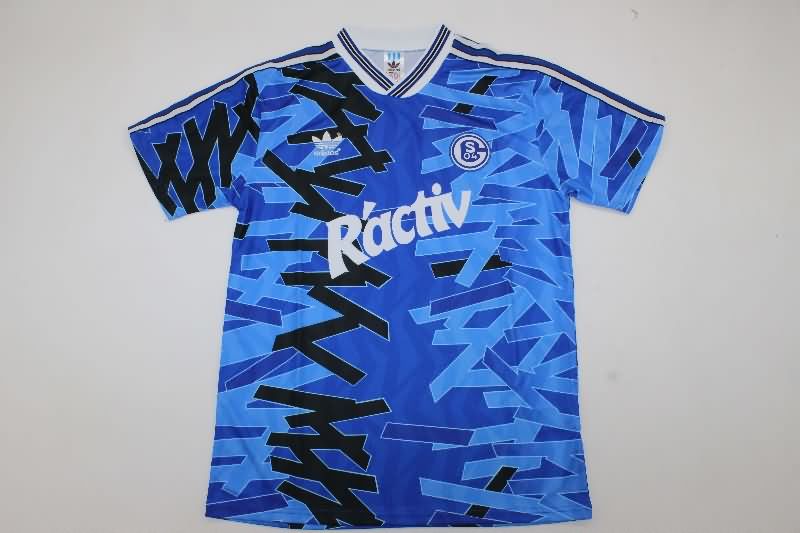 AAA(Thailand) Schalke 04 1992/93 Home Retro Soccer Jersey AAA(Thailand) Schalke 04 1992/93 Home Retro Soccer Jersey