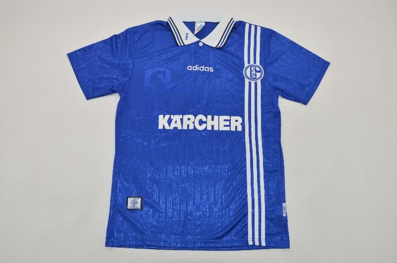 AAA(Thailand) Schalke 04 1996/97 Home Retro Soccer Jersey AAA(Thailand) Schalke 04 1996/97 Home Retro Soccer Jersey
