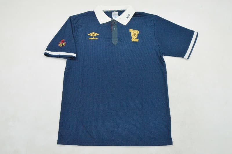 AAA(Thailand) Scotland 1988/91 Home Retro Soccer Jersey