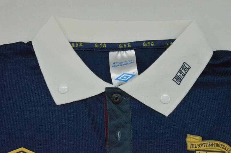 AAA(Thailand) Scotland 1988/91 Home Retro Soccer Jersey