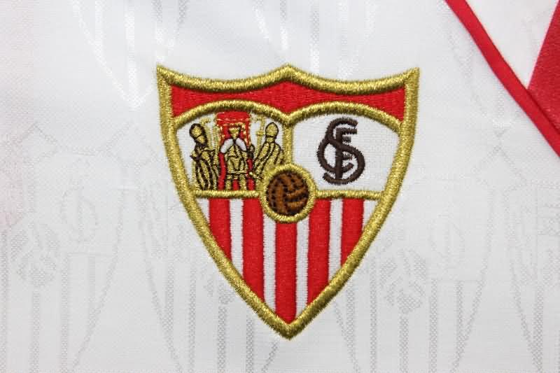 AAA(Thailand) Sevilla 1992/93 Home Retro Soccer Jersey