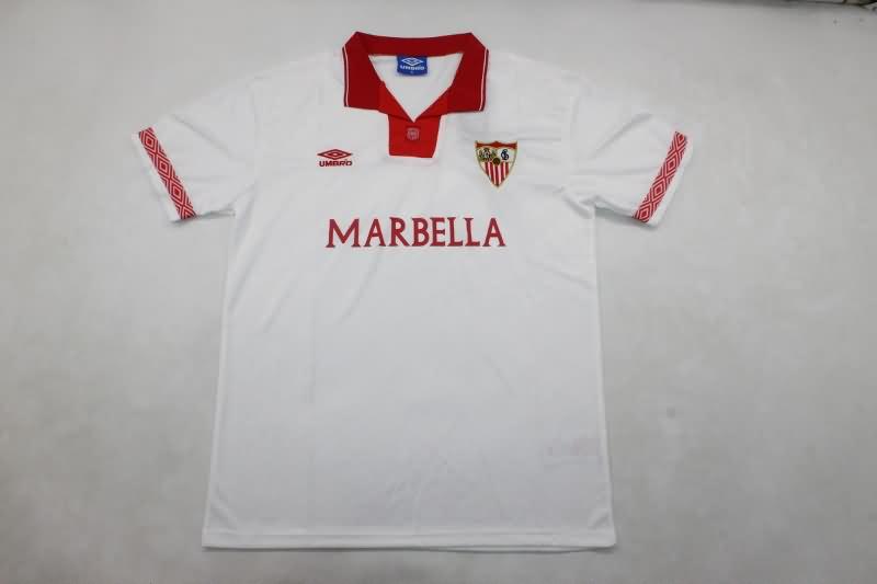 AAA(Thailand) Sevilla 1994/96 Home Retro Soccer Jersey