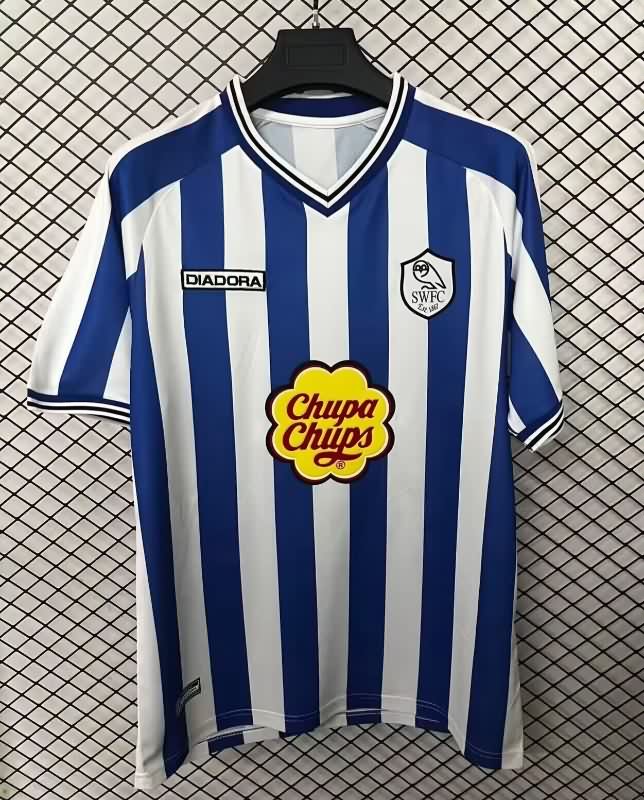 AAA(Thailand) Sheffield Wednesday 2001/03 Home Retro Soccer Jersey AAA(Thailand) Sheffield Wednesday 2001/03 Home Retro Soccer Jersey