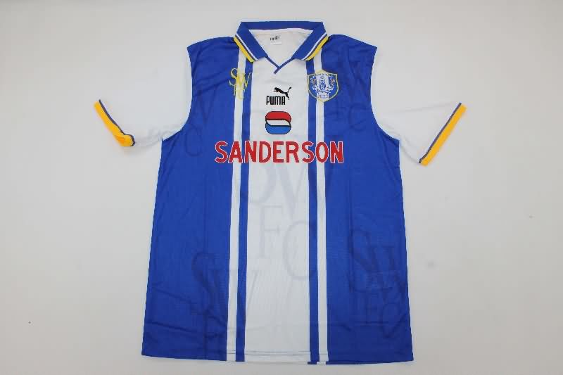 AAA(Thailand) Sheffield Wednesday 1995/97 Home Retro Soccer Jersey AAA(Thailand) Sheffield Wednesday 1995/97 Home Retro Soccer Jersey