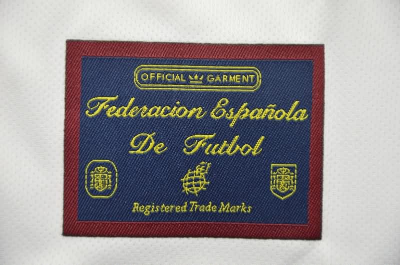 AAA(Thailand) Spain 1996 Away Retro Long Sleeve Soccer Jersey