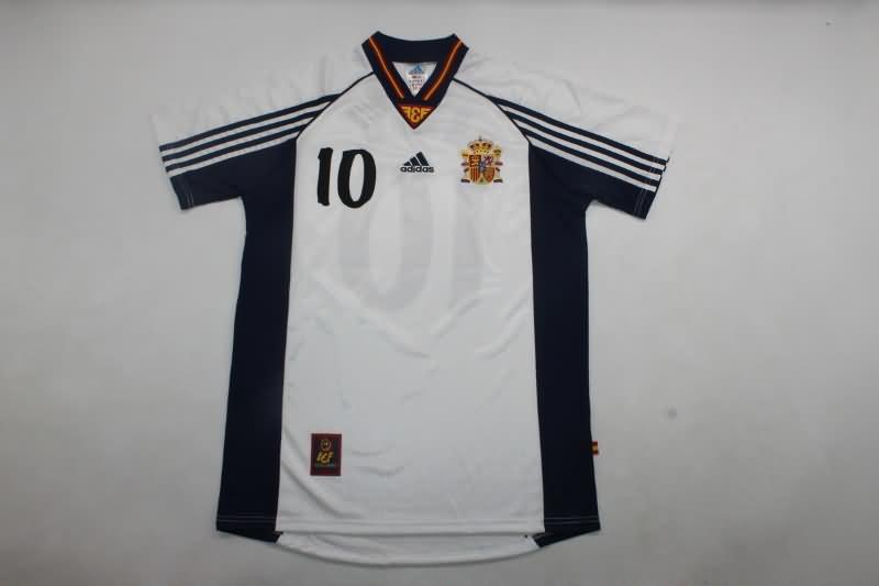 AAA(Thailand) Spain 1998 Away Retro Soccer Jersey