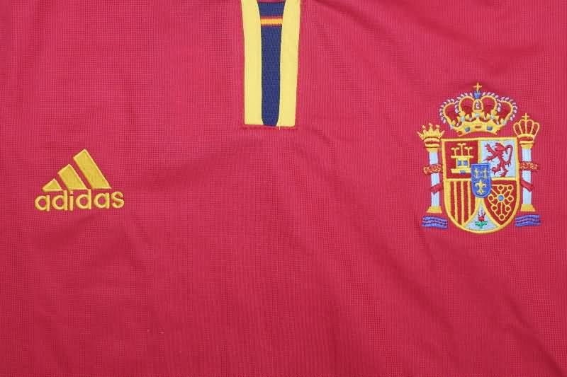 AAA(Thailand) Spain 2000 Home Retro Soccer Jersey