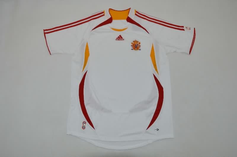 AAA(Thailand) Spain 2006 Away Retro Soccer Jersey AAA(Thailand) Spain 2006 Away Retro Soccer Jersey