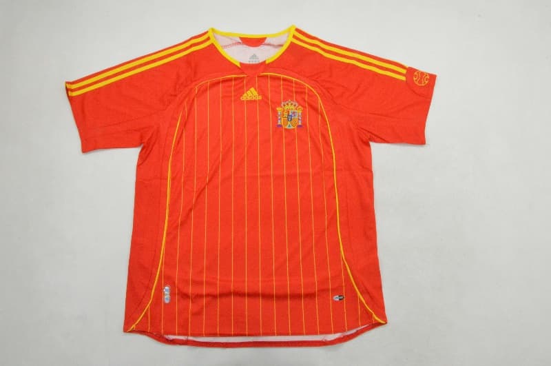 AAA(Thailand) Spain 2006 Home Retro Soccer Jersey