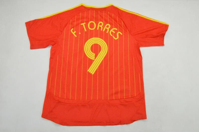 AAA(Thailand) Spain 2006 Home Retro Soccer Jersey