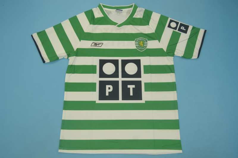 AAA(Thailand) Sporting Lisbon 2003/04 Home Retro Soccer Jersey