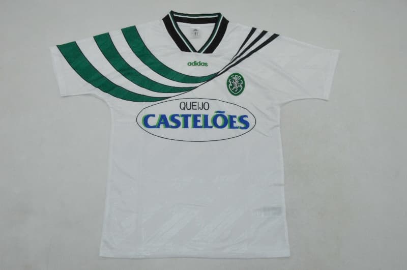 AAA(Thailand) Sporting Lisbon 1994/95 Away Retro Soccer Jersey