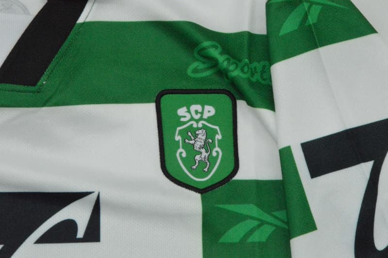 AAA(Thailand) Sporting Lisbon 1999/00 Home Retro Soccer Jersey