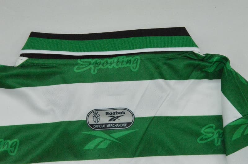 AAA(Thailand) Sporting Lisbon 1999/00 Home Retro Soccer Jersey