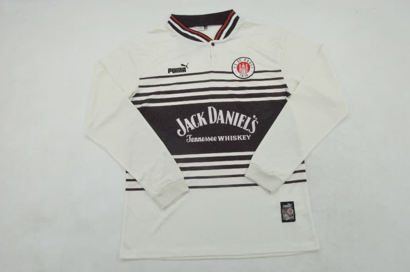 AAA(Thailand) St Pauli 1997/98 Home Retro Long Sleeve Soccer Jersey AAA(Thailand) St Pauli 1997/98 Home Retro Long Sleeve Soccer Jersey