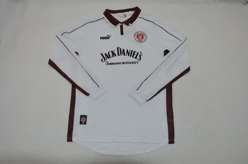 AAA(Thailand) St Pauli 1999/00 Home Retro Long Sleeve Soccer Jersey AAA(Thailand) St Pauli 1999/00 Home Retro Long Sleeve Soccer Jersey