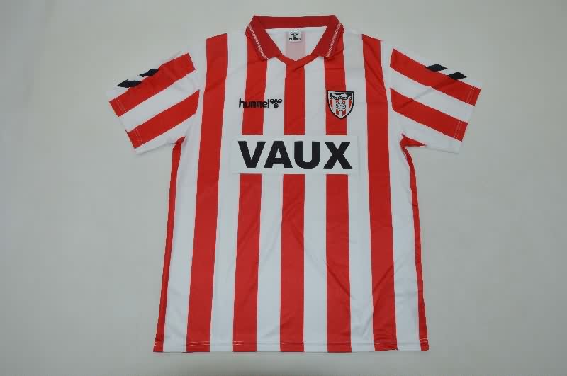 AAA(Thailand) Sunderland 1991/94 Home Retro Soccer Jersey AAA(Thailand) Sunderland 1991/94 Home Retro Soccer Jersey
