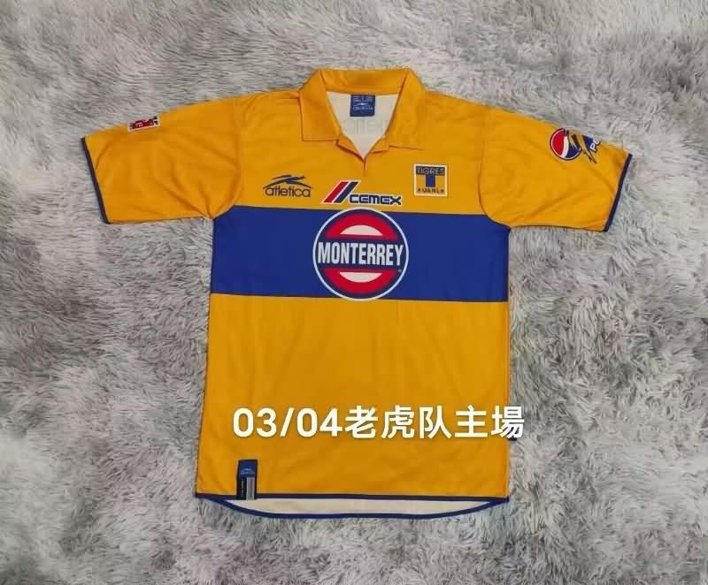 AAA(Thailand) Tigres UANL 2003/04 Home Retro Soccer Jersey
