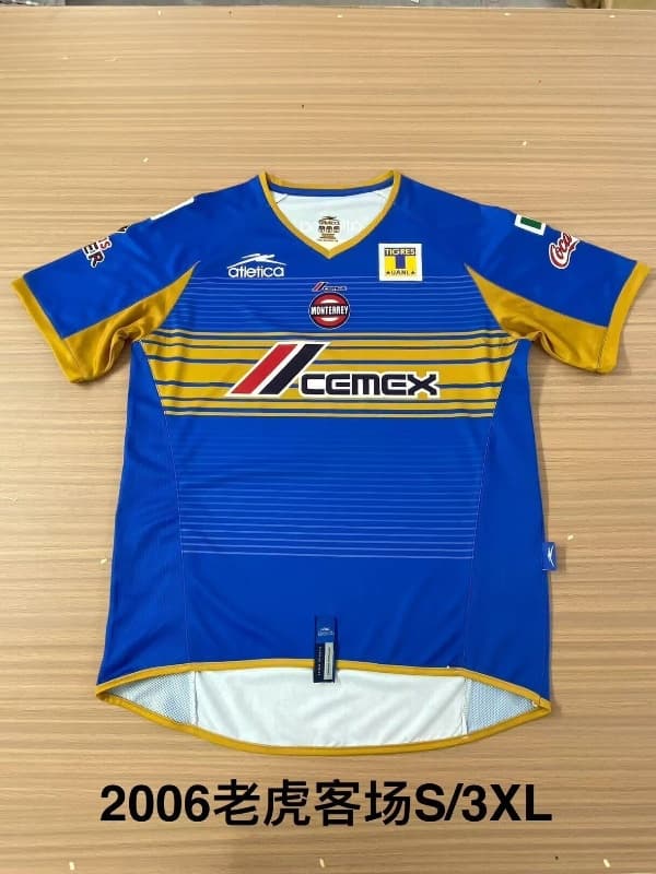 AAA(Thailand) Tigres UANL 2006 Away Retro Soccer Jersey AAA(Thailand) Tigres UANL 2006 Away Retro Soccer Jersey