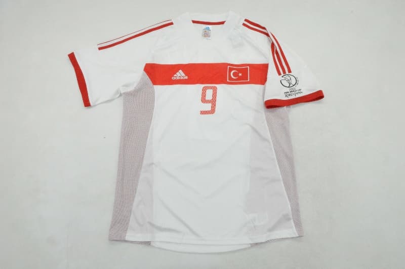 AAA(Thailand) Turkey 2002 Away Retro Soccer Jersey
