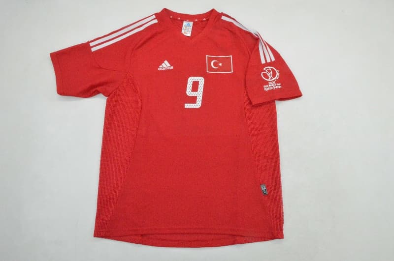 AAA(Thailand) Turkey 2002 Home Retro Soccer Jersey